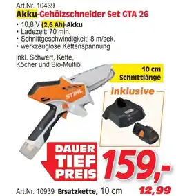 Zgonc Art.Nr. 10439 Akku-Gehölzschneider Set GTA 26 Angebot