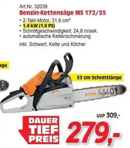 Zgonc Art.Nr. 32039 Benzin-Kettensäge MS 172/35 Angebot
