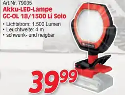 Zgonc Art.Nr. 79035 Akku-LED-Lampe GC-OL 18/1500 Li Solo Angebot