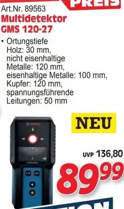 Zgonc Art.Nr. 89563 Multidetektor GMS 120-27 Angebot