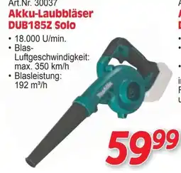 Zgonc Art.Nr. 30037 Akku-Laubbläser DUB185Z Solo Angebot