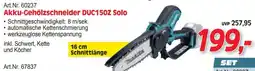 Zgonc Art.Nr. 60237 Akku-Gehölzschneider DUC150Z Solo Angebot