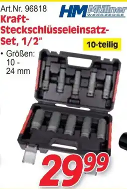 Zgonc Art.Nr. 96818 Kraft- Müllner Steckschlüsseleinsatz- Set, 1/2 Angebot