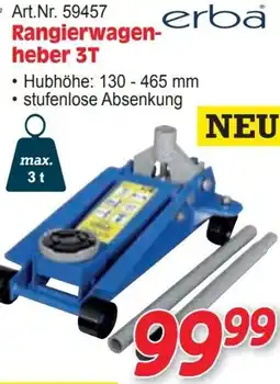 Zgonc Art.Nr. 59457 Rangierwagen- heber 3T Angebot