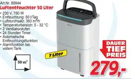 Zgonc Art.Nr. 89944 Luftentfeuchter 50 Liter Angebot