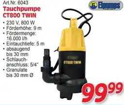 Zgonc Art.Nr. 6043 Tauchpumpe CT800 TWIN Angebot