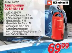 Zgonc Art.Nr. 74332 Tauchpumpe GC-SP 5511 IF Angebot