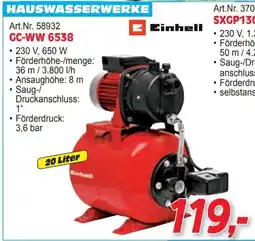 Zgonc Art.Nr. 58932 GC-WW 6538 Angebot
