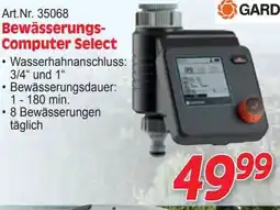 Zgonc Art.Nr. 35068 Bewässerungs- Computer Select Angebot