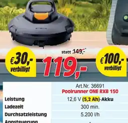 Zgonc Art.Nr. 36691 Poolrunner ONE RXB 150 Angebot