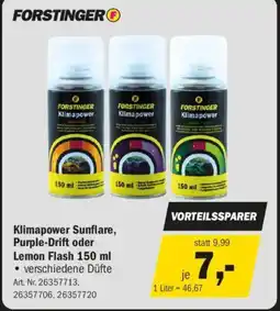 Forstinger Klimapower Sunflare, Purple-Drift oder Lemon Flash Angebot