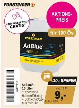 Forstinger AdBlue Angebot