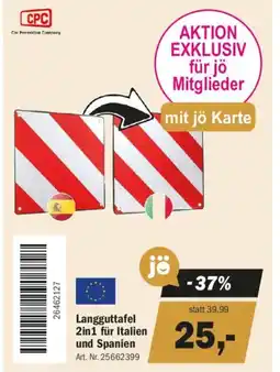 Forstinger Langguttafel 2in1 für Italien und Spanien Angebot