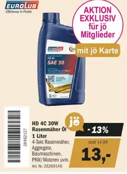 Forstinger HD 4C 30W Rasenmäher Öl Angebot