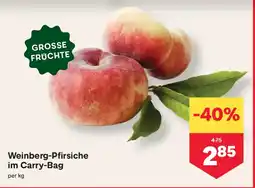 MPreis Weinberg-Pfirsiche im Carry-Bag Angebot