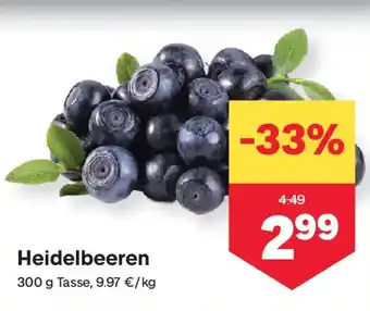 MPreis Heidelbeeren Angebot