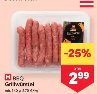 MPreis BBQ Grillwürstel Angebot