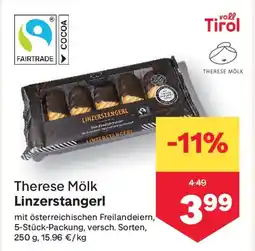 MPreis Therese Mölk Linzerstangerl Angebot