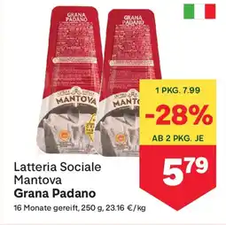 MPreis Latteria Sociale Mantova Grana Padano Angebot