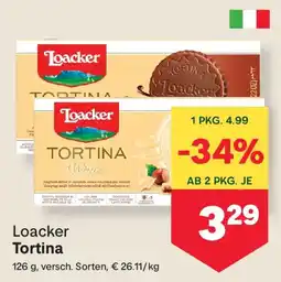 MPreis Loacker Tortina Angebot