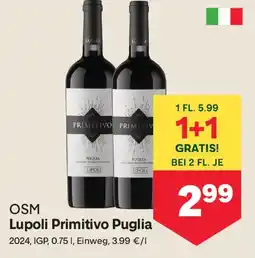 MPreis OSM Lupoli Primitivo Puglia Angebot