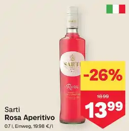 MPreis Sarti Rosa Aperitivo Angebot