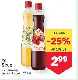 MPreis Yo Sirup Angebot