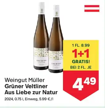MPreis Weingut Müller Grüner Veltliner Aus Liebe zur Natur Angebot
