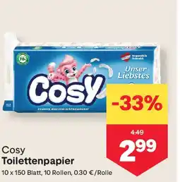 MPreis Cosy Toilettenpapier Angebot