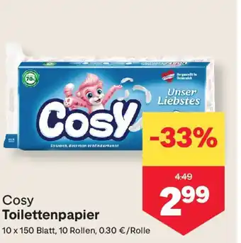 MPreis Cosy Toilettenpapier Angebot