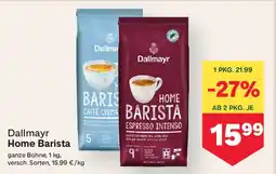 MPreis Dallmayr Home Barista Angebot