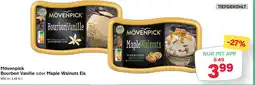 MPreis Mövenpick Bourbon Vanille oder Maple Walnuts Eis Angebot