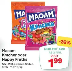 MPreis Maoam Kracher oder Happy Fruttis Angebot