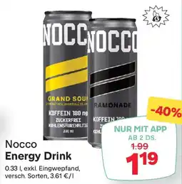 MPreis Nocco energy drink Angebot