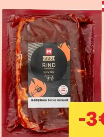 MPreis M-BBQ Rinder Beiried Angebot