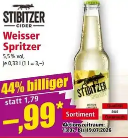 Norma Stibitzer Weißer Spritzer Angebot
