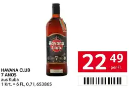 Transgourmet Havana Club 7 Anos Angebot
