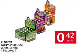 Transgourmet Klopfer partyspirituose Angebot