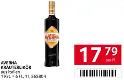 Transgourmet Averna Kräuterlikör Angebot