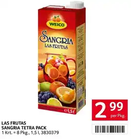 Transgourmet Las frutas sangria tetra pack Angebot