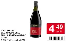 Transgourmet Giacobazzi Lambrusco Dell Emilia Rosso Amabile Angebot