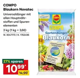 Lagerhaus COMPO Blaukorn Novatec Angebot