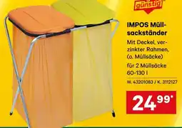 Lagerhaus IMPOS Müll- sackständer Angebot