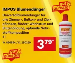 Lagerhaus IMPOS Blumendünger Angebot