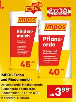 Lagerhaus Impos erden und rindenmulch Angebot
