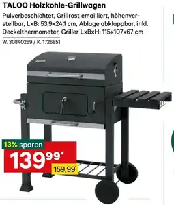Lagerhaus Taloo holzkohle-grillwagen Angebot
