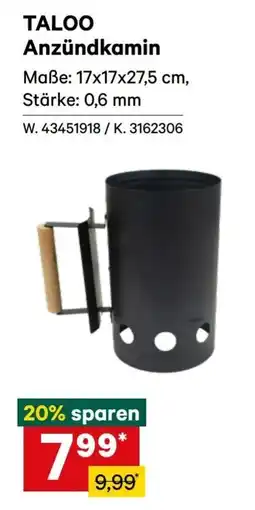 Lagerhaus TALOO Anzündkamin Angebot