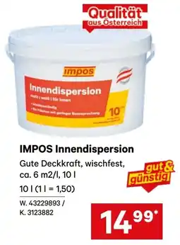 Lagerhaus IMPOS Innendispersion Angebot
