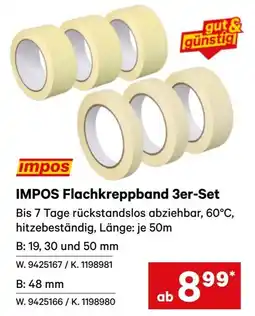 Lagerhaus Impos flachkreppband 3er-set Angebot