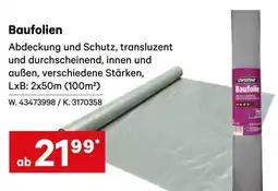 Lagerhaus Baufolien Angebot